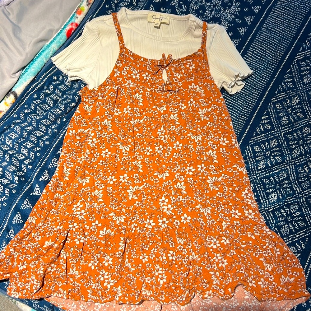 Brand Jessica Simpson shirt with dress Size 5/6